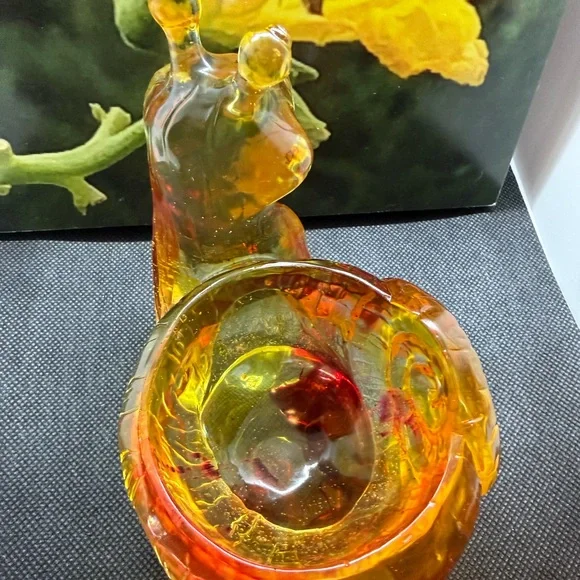 Vibrant Unique Resin Snail Sculpture - Picture 2 of 7